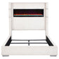 Tisdale Upholstered Flame Visualizer King Bed