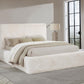 Rebecca Faux Fur Upholstered Queen Bed