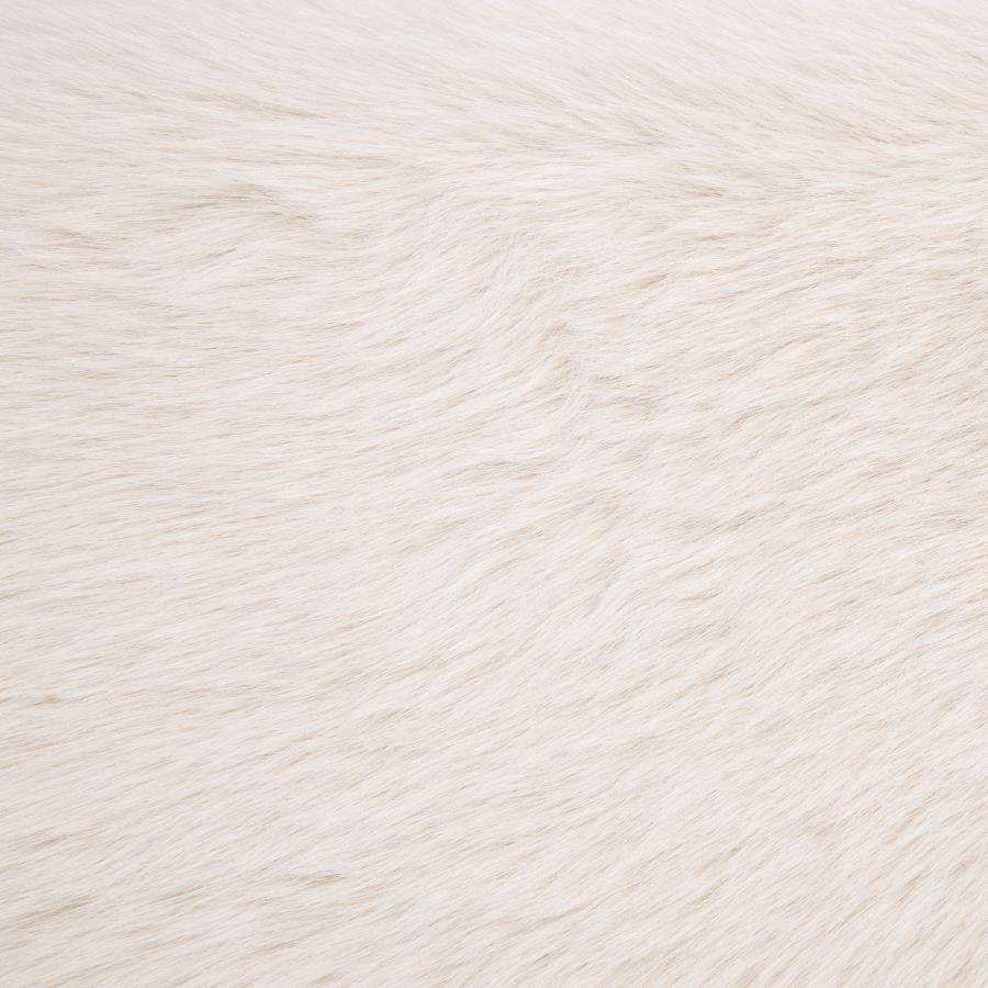 Rebecca Faux Fur Upholstered Queen Bed