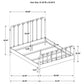 Rocco Rustic Style Vintage Appeal Wood Bed