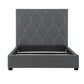 Bowfield Upholstered Bed - Charcoal Fabric