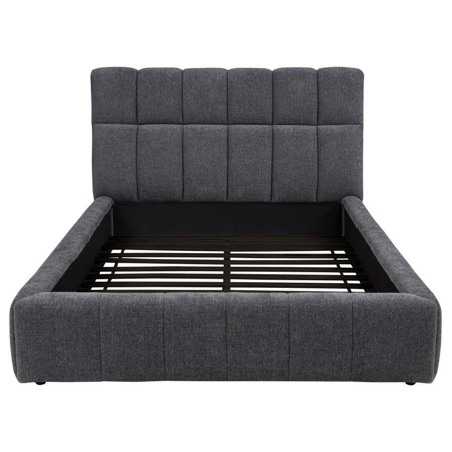 Nollet Upholstered Platform Bed 315917GRY