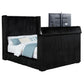 Centergrove Upholstered Wingback TV Bed