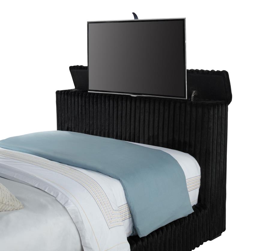 Centergrove Upholstered California King TV Bed