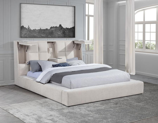 Dreux Upholstered King Platform Bed
