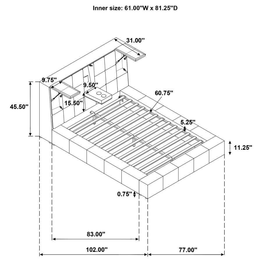 Dreux Upholstered Platform Bed - Many Options