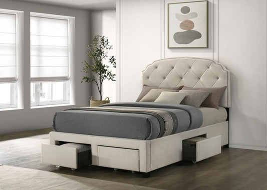 Marianna Full Upholstered Storage Platform Bed