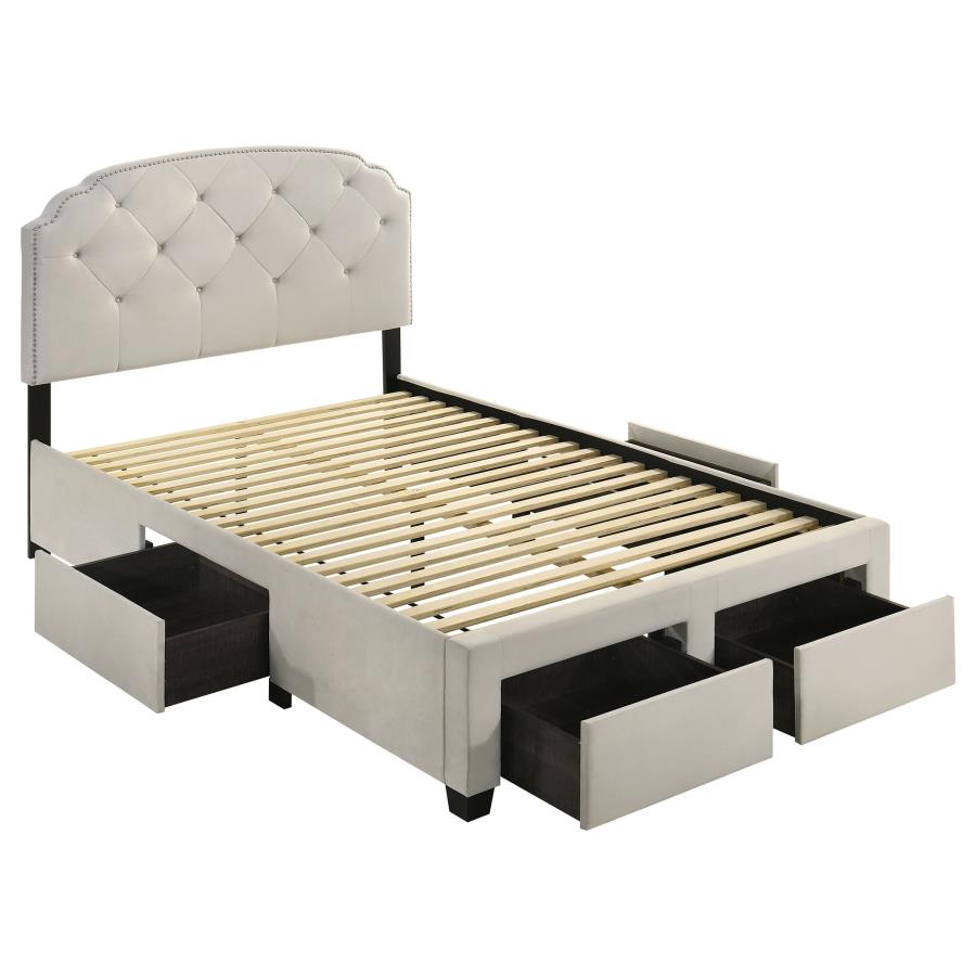 Marianna Full Upholstered Storage Platform Bed