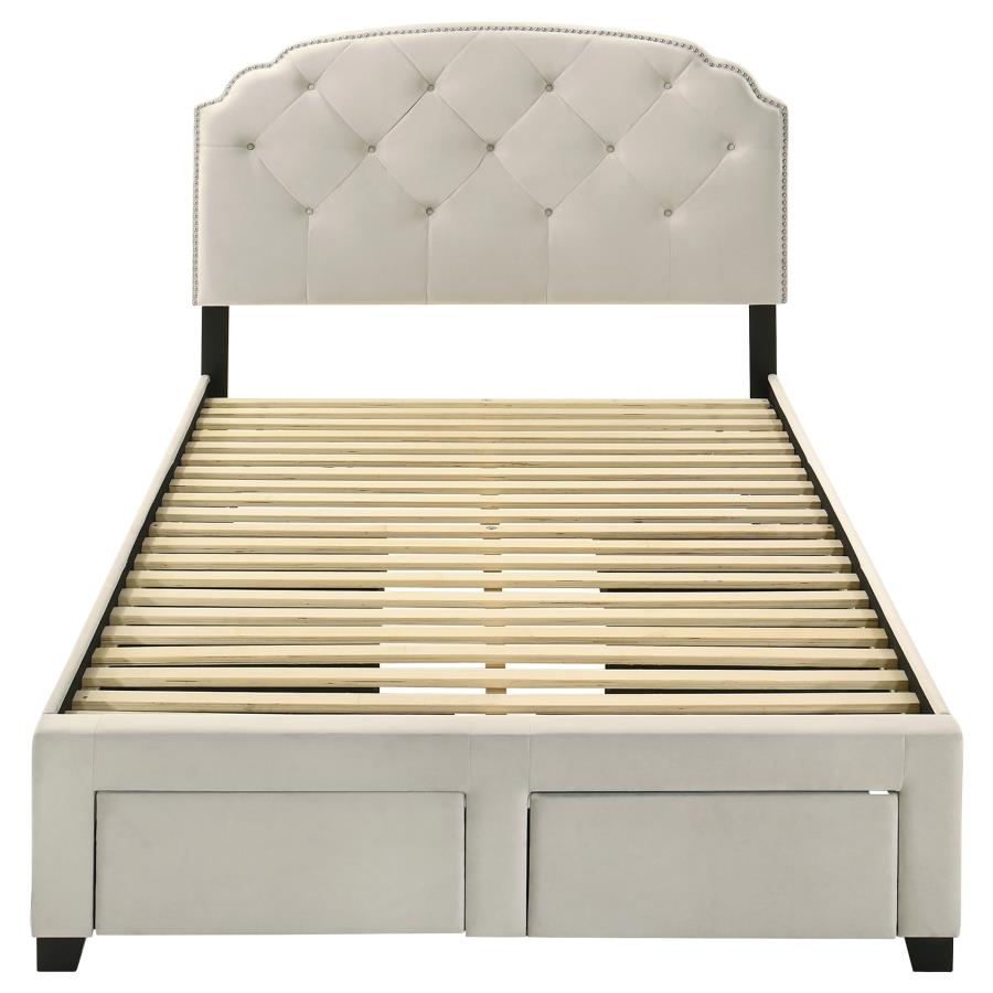 Marianna Full Upholstered Storage Platform Bed