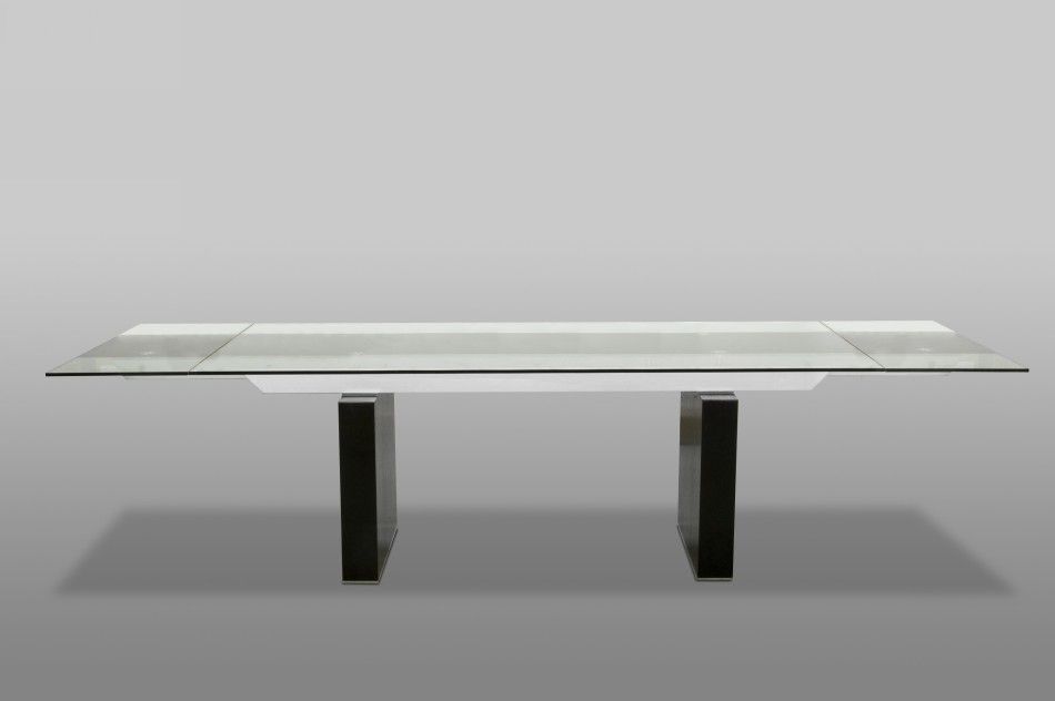 Modrest Lisbon Dining Collection - Extentable Glass Table
