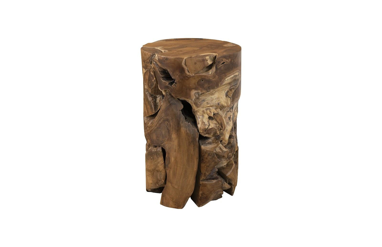 Teak Chunk Side Table ID65142