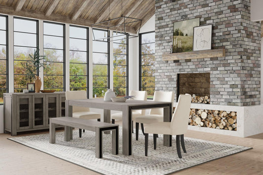 Fallon 6 Pc Dining Collection by Alpine Furniture