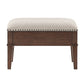 Claremore Cocktail Table with Two Ottomans