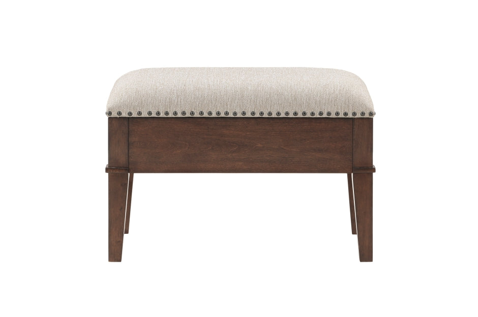 Claremore Cocktail Table with Two Ottomans