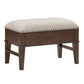Claremore Cocktail Table with Two Ottomans