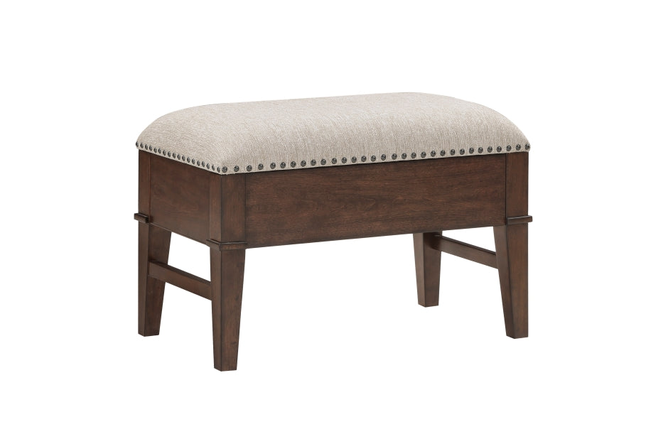 Claremore Cocktail Table with Two Ottomans
