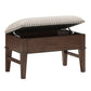 Claremore Cocktail Table with Two Ottomans