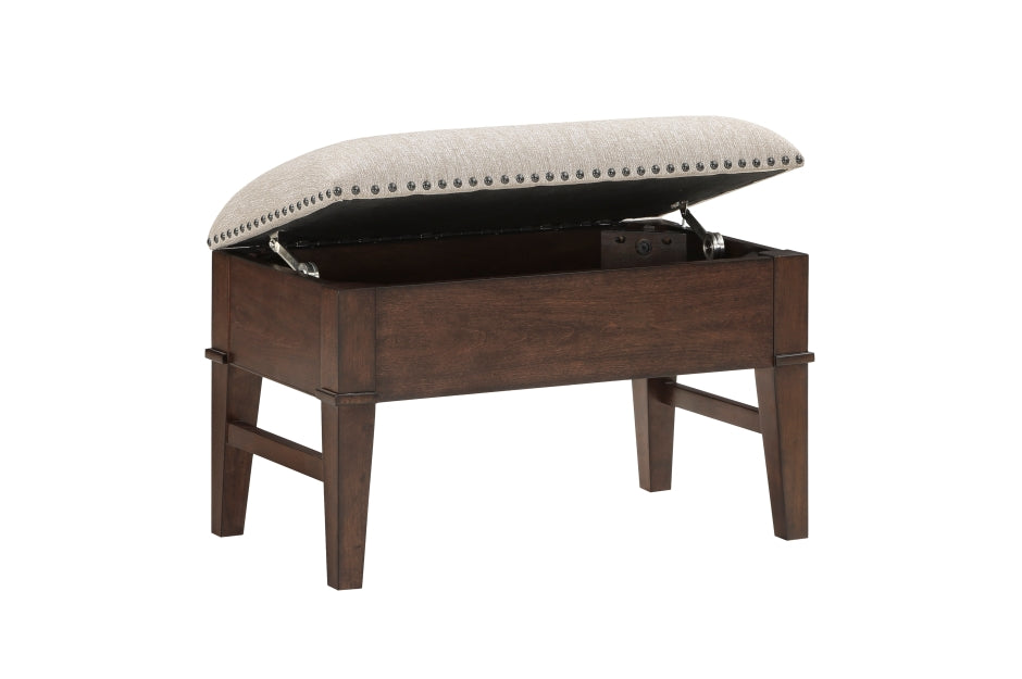 Claremore Cocktail Table with Two Ottomans
