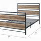 Brantley Full Metal Bed 35885F