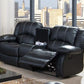 McFerran 3 Pc Motion Sectional SF3591 - Black or Brown