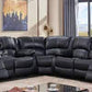 McFerran SF3596 Bjorn Motion Sectional - Top Grain Leather