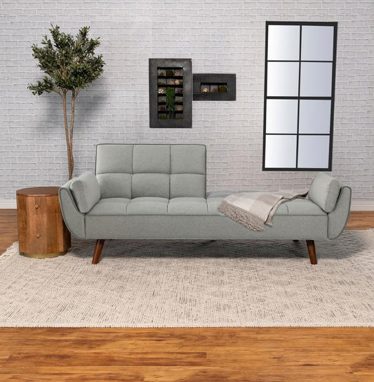 Caufield Upholstered Convertible Sofa Bed Gray