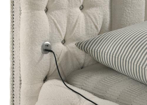 Sonya Upholstered King Bed 360111KE