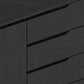 Alpine Furniture Cove Servidor Vintage Negro