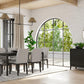Alpine Furniture Cove Rectangular Dining Set - Vintage Black