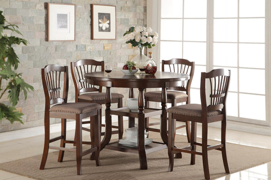 Bixby Cherry Espresso 5 Pc Dining Set