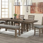 Harrisburg 6 Pc Walnut Finish Dining Set