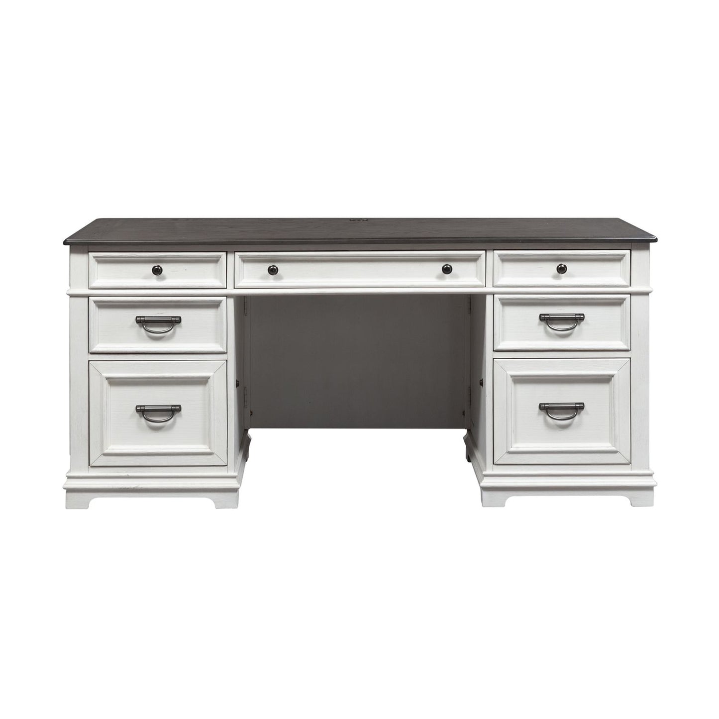 Allyson Park White Executive Desk 417-HO105
