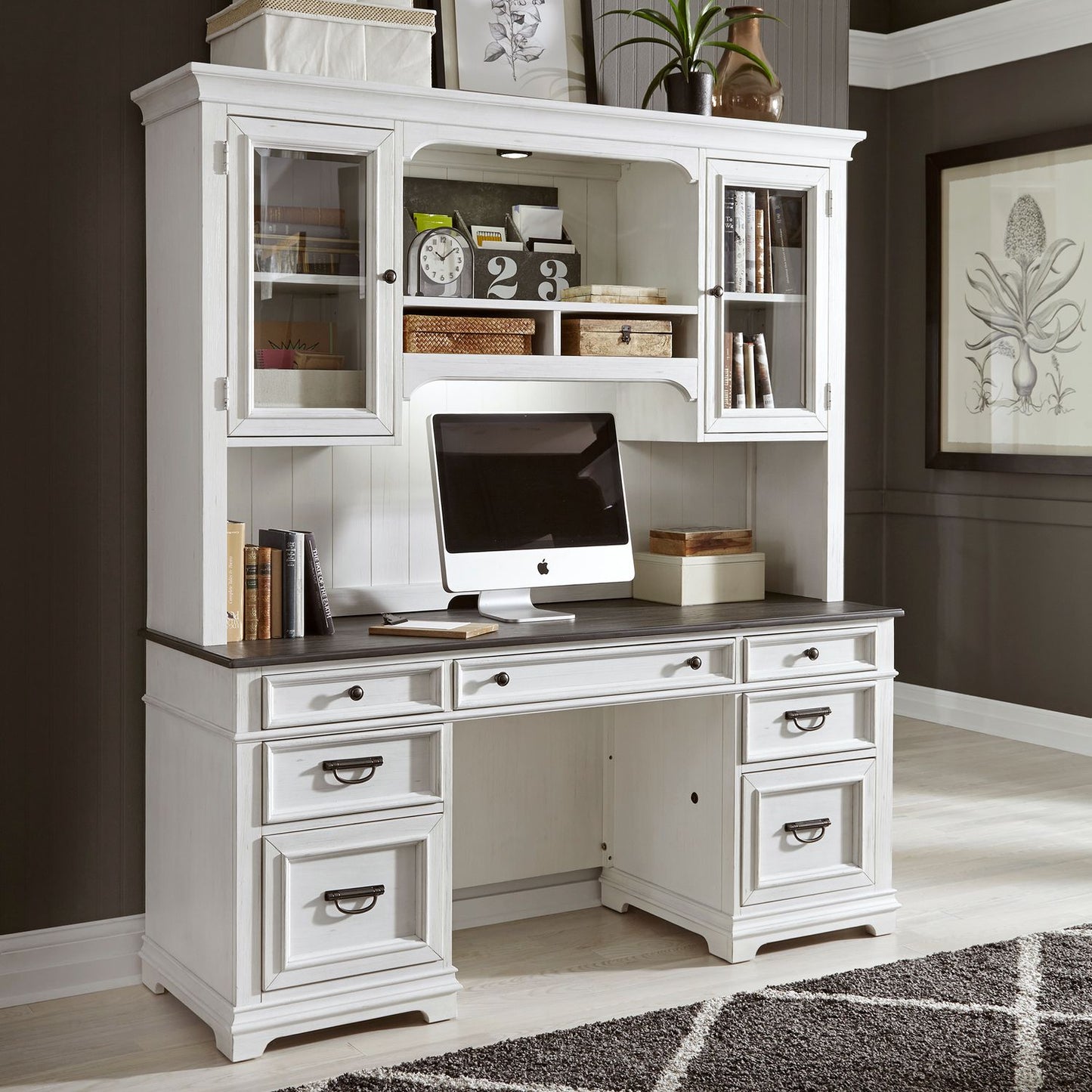 Allyson Park 3 Pc Desk Collection 417-HOJ-CDS