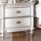 Poundex F9464 Silver 4 Pc Bedroom Set