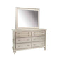 Poundex F9464 Silver 4 Pc Bedroom Set