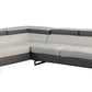 8136 Global United Two Tone Light Gray Sectional