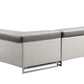 8136 Global United Two Tone Light Gray Sectional