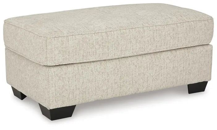 Heartcort Quartz Chenille Ottoman