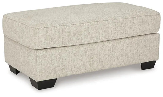 Heartcort Quartz Chenille Ottoman