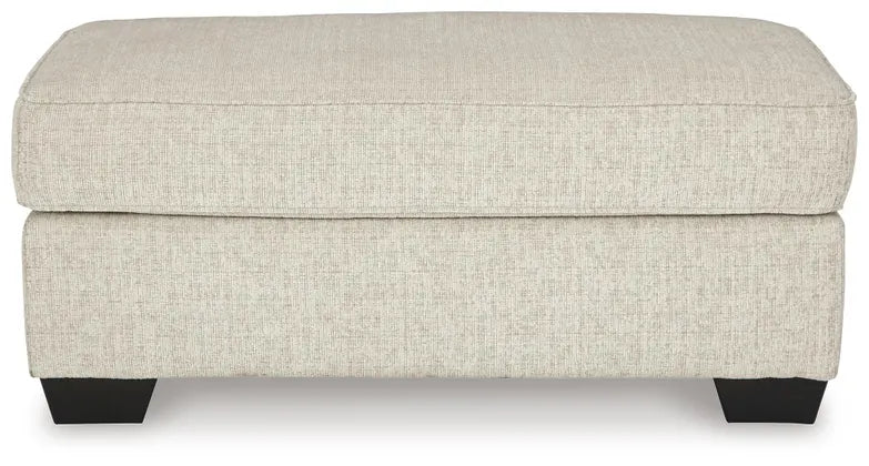 Heartcort Quartz Chenille Ottoman