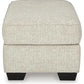 Heartcort Quartz Chenille Ottoman