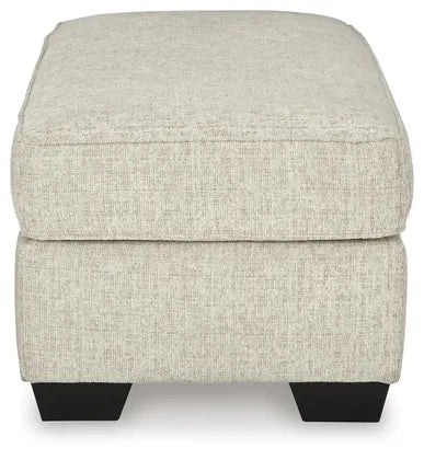Heartcort Quartz Chenille Ottoman