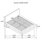 Jessica White Eastern King Bed 202990KE