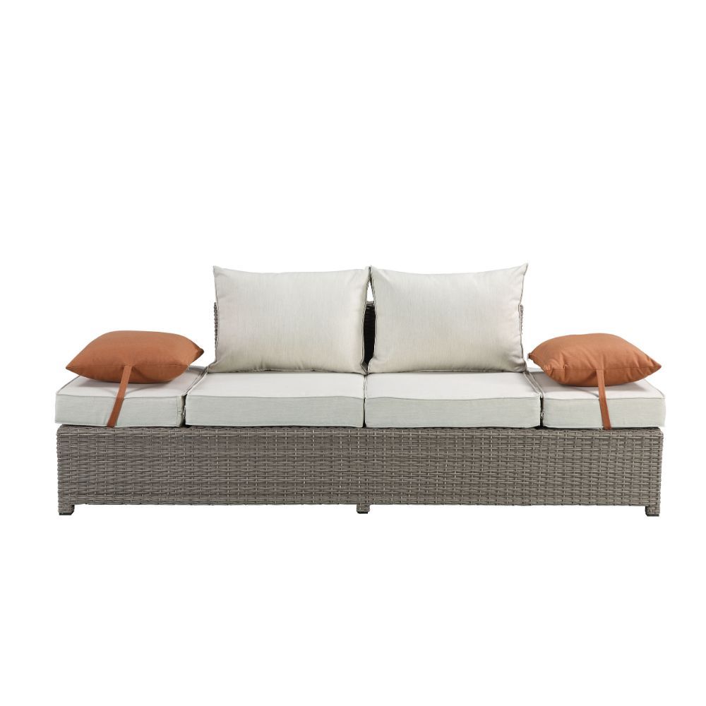 Salena Patio Sofa & Ottoman Assembled - Acme Furniture 45015