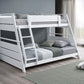 Holden White Twin Full Bunk Bed