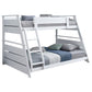 Holden White Twin Full Bunk Bed