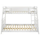 Holden White Twin Full Bunk Bed