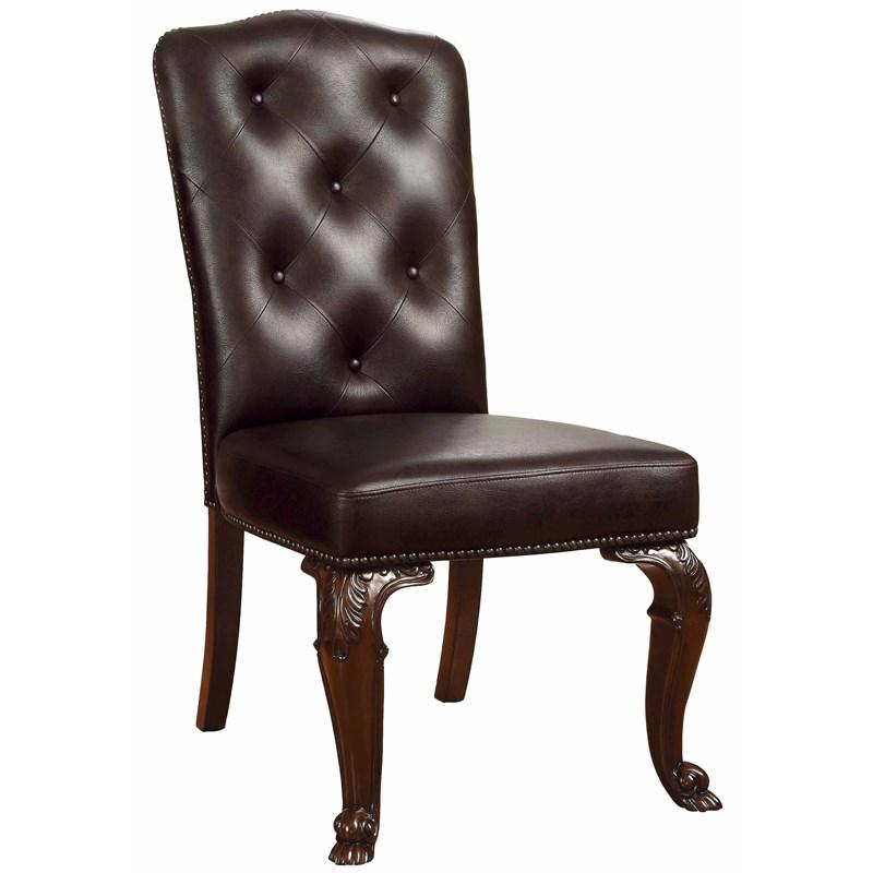 Bellagio Leather-Like Chair - Set of 2