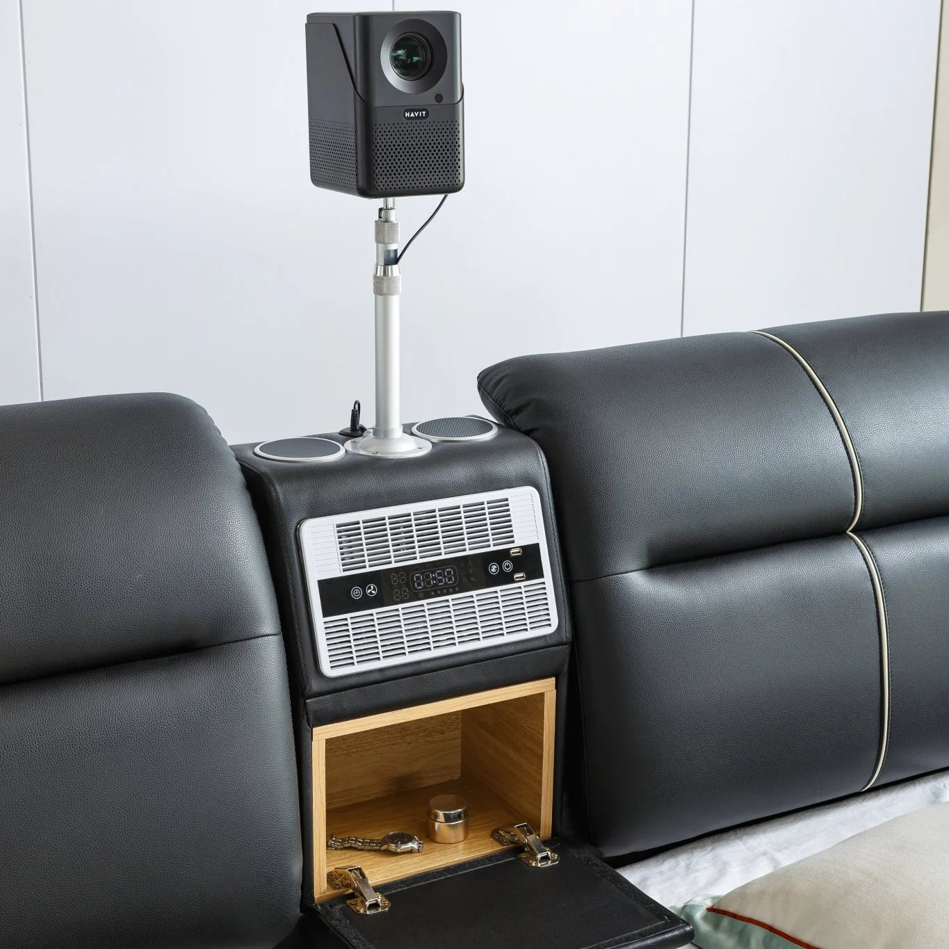 L9020BK-K Multifunctional King Bed