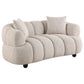 Whitney Channel Tufted Upholstered Sofa Set